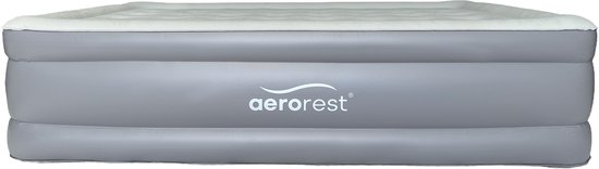 AeroRest Supreme Plush XL 2-persoons luchtbed - 210 x 152 x 46 cm - Inclusief reparatiekit - Extra lang 210 cm - Ideaal voor lange mensen van Merkloos — afbeelding 2