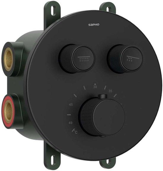 Duravit - Thermostatische inbouwkraan, voor 2 functies, goud
