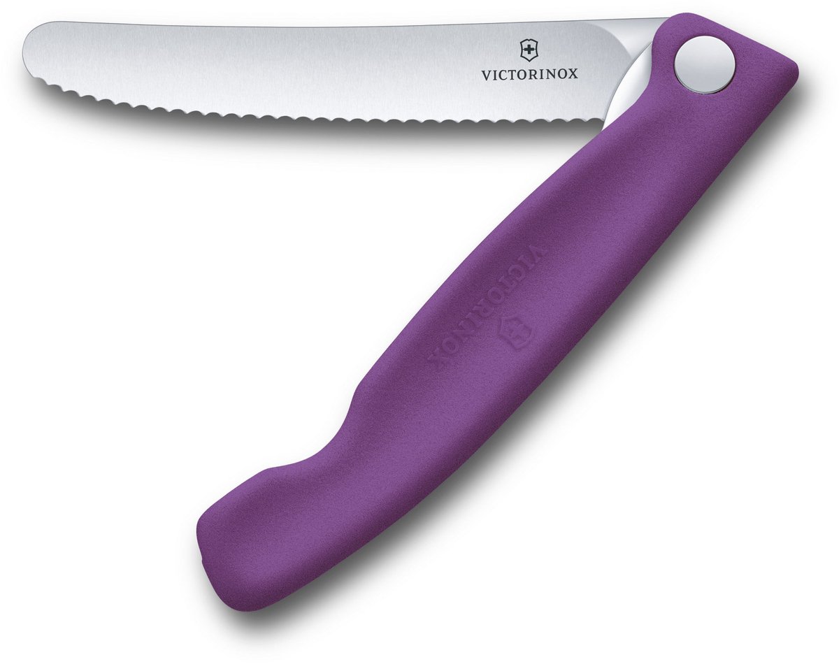 Victorinox Swiss Classic tomatenmes inklapbaar - 11cm - kartel - Paars