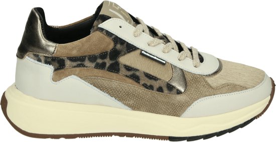 Floris van Bommel SUVI 03.04 - Baskets basses Baskets femme - Couleur : Wit/ beige - Taille : 41