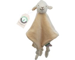 Cute since 1999 - Biologisch Knuffeldoekje - Lulia de Lammetje -Doudou - 30 x 30 cm