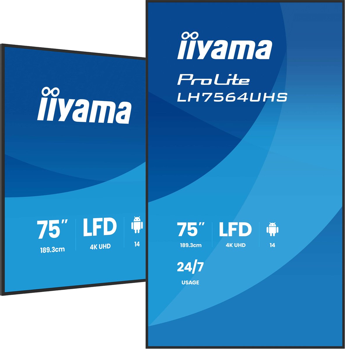 Monitor Iiyama LH7564UHS-B1AG 75" 4K Ultra HD