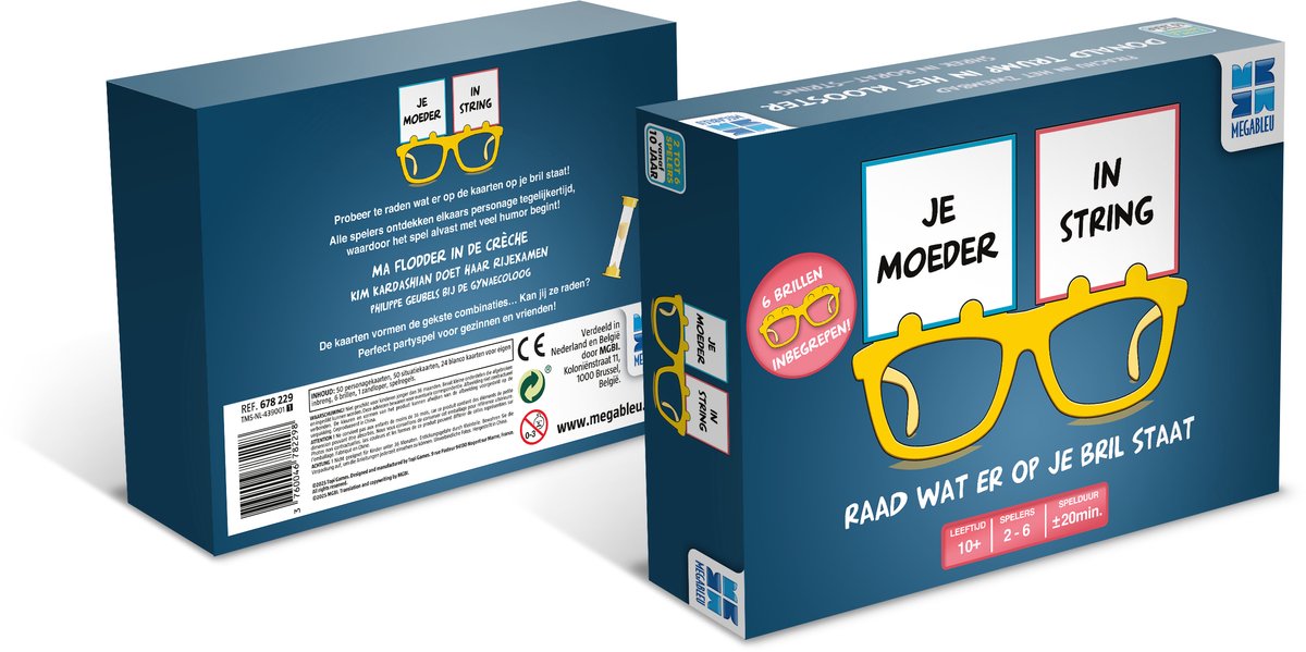 Megableu Je Moeder in String - Hilarisch Partyspel - Gezelschapsspel