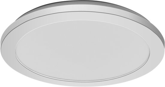 Panneau Encastré LED 2in1 Cover-it Rond 225mm 16,5W 1200lm 4000K Chrome Mat 94127481