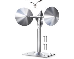 Vulpes Goods® Verjager - Duivenverjager - Windgedreven Vogelverjager met Chroom Reflectie - Vogelverschrikker voor Buiten - Diervriendelijk & Onderhoudsvrij - Tegen Duiven, Meeuwen, Kraaien & meer