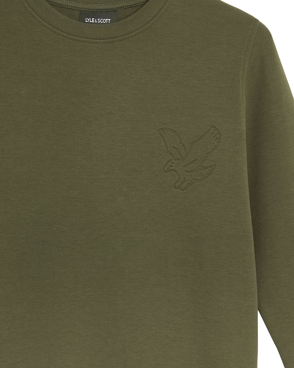 Lyle & Scott - Jongens sweater - Maat 8/9 - Jongens - Khaki -