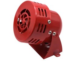 Rode luchtaanval sirene hoorn - Alarm - 110 Db - Toeter - Auto - Boot - Vrachtwagen