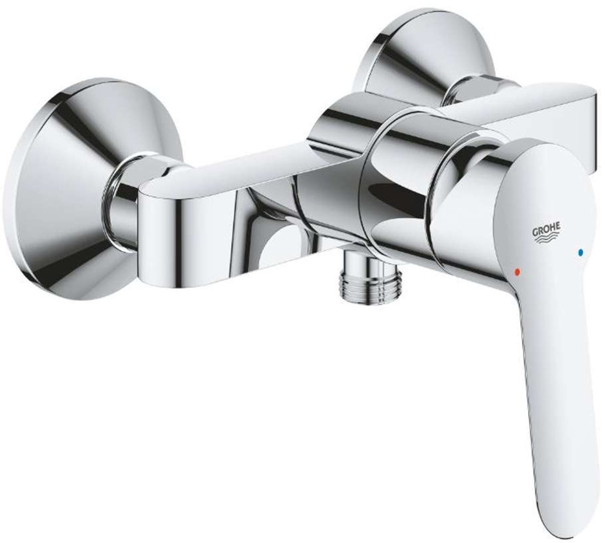 Grohe BauEdge - Douchekraan, chroom 23636000