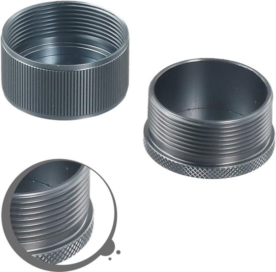 Verstelbare meubels liften set van aluminiumlegering bed risers voor extra ruimte (4 stuks grijs) van Merkloos — afbeelding 3