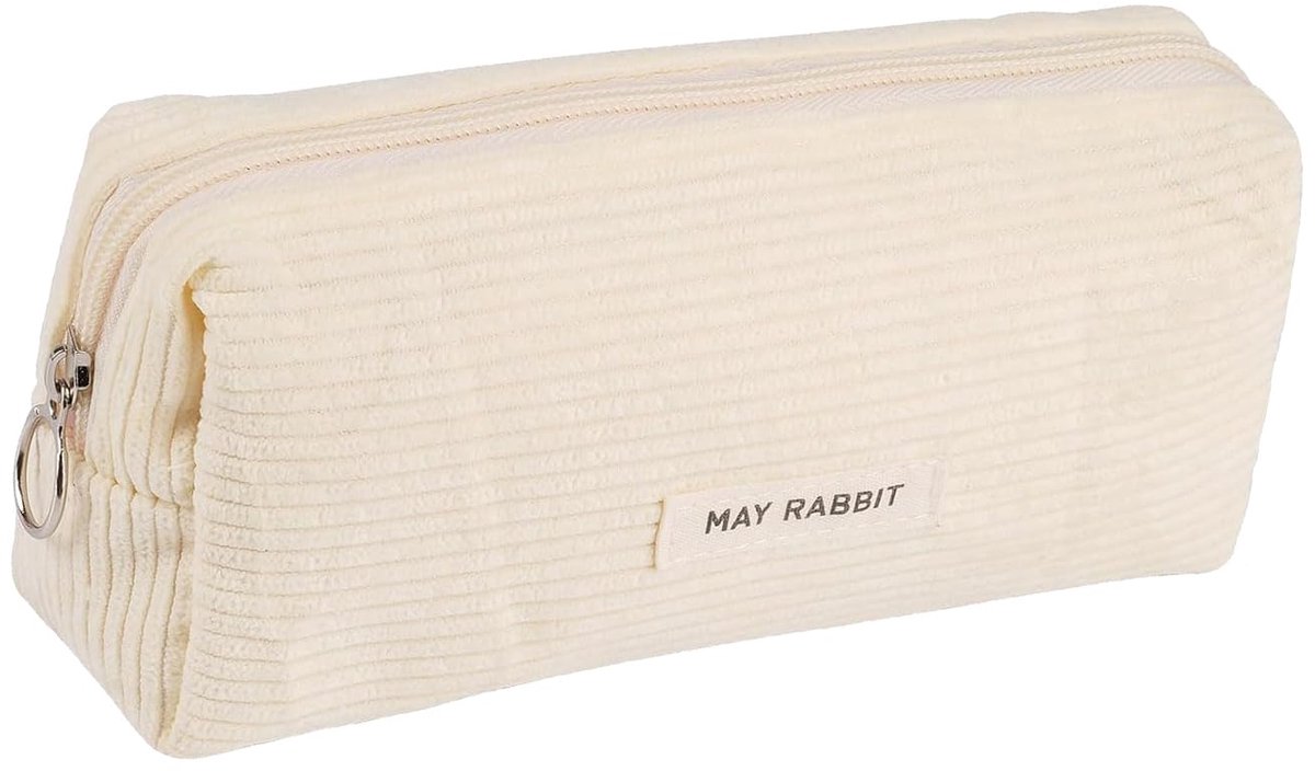 Pennenzak Corduroy - Zacht & Compact - Voor School & Meisjes - Beige