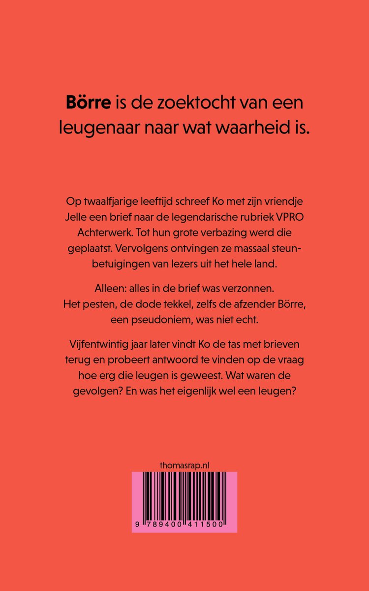 Börre - back cover