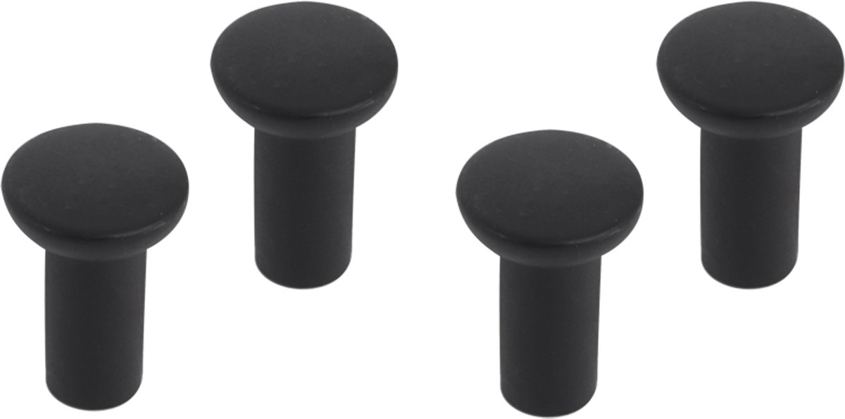 Differnz Eindhoven knop - 20 mm - mat zwart