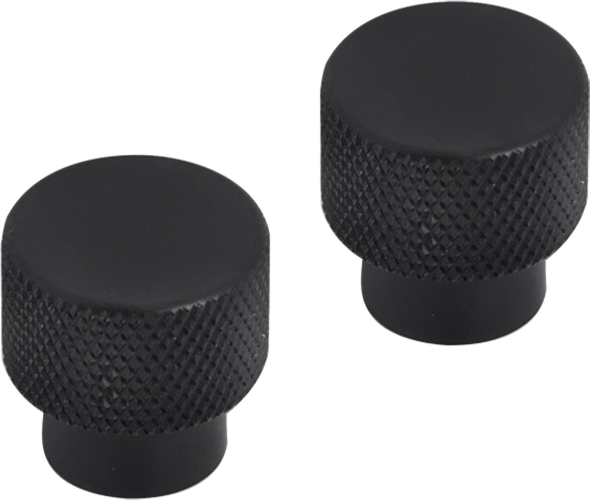 Differnz Utrecht knop - 25 mm - mat zwart