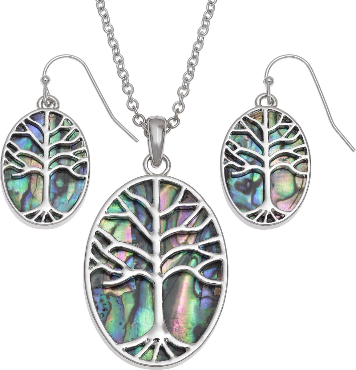 Tide Jewellery Paua Shell - Tree of Life Set - Tide Jewellery