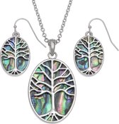 Tide Jewellery Paua Shell - Tree of Life Set