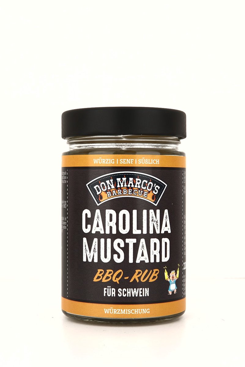Don Marco's - Carolina Mustard - BBQ RUB - 220 gram