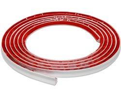 Zelfklevende Flexibele Afdichten van hoekranden – PVC Muurstrip – 5 Meter – Waterdicht & Buigzaam – Voor Wanden, Plafonds, Vloeren, Hoeken en Meer – Wit – 12mm x 9mm
