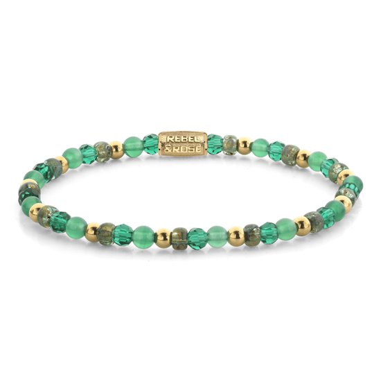 Bracelet Rebel & Rose Green Morning RR-40166-G – Pierre précieuse verte