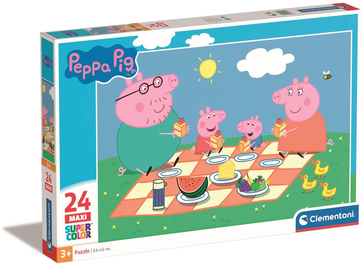 Clementoni Peppa Pig 24 stukjes maxi