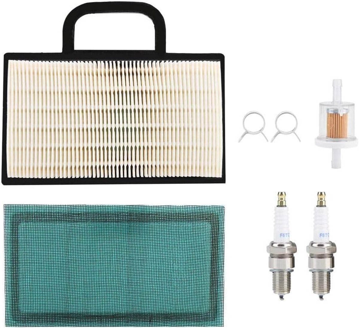 Lawn Tractor Air Filter Kit Prefilter for 499486S 273638 5063B 18hp 22hp Fuel Filter Tune up Kit for John Deere D140 Z425