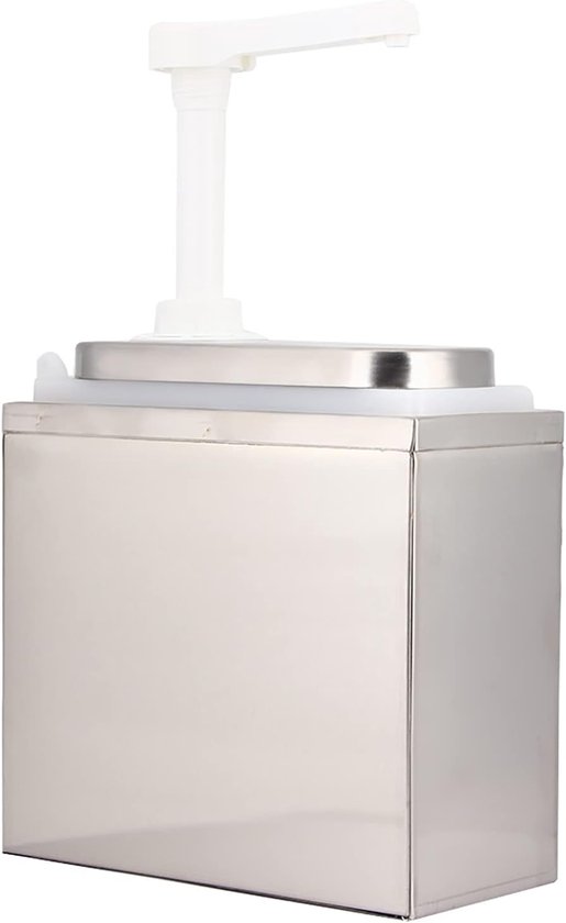 Foto: Seasoning dispenser sauce dispenser with stainless steel housing and pp plastic pump ketchup mayonnaise oil dispenser for restaurant kitchen coffee shop 1l with bottom 