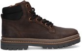 Braqeez 425920-517 Jongens Veterboots - Bruin - Leer - Veters