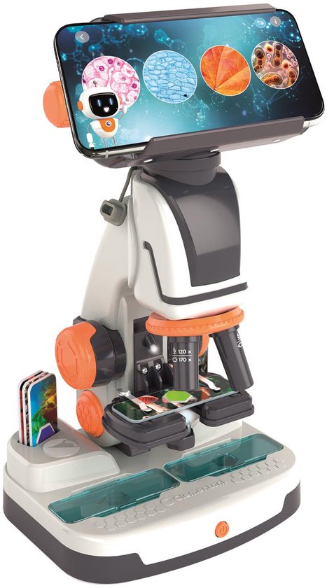 Clementoni - Microscoop met Smart AI en WiFi Camera - Educatief Speelgoed voor Kinderen - Vanaf 8 jaar