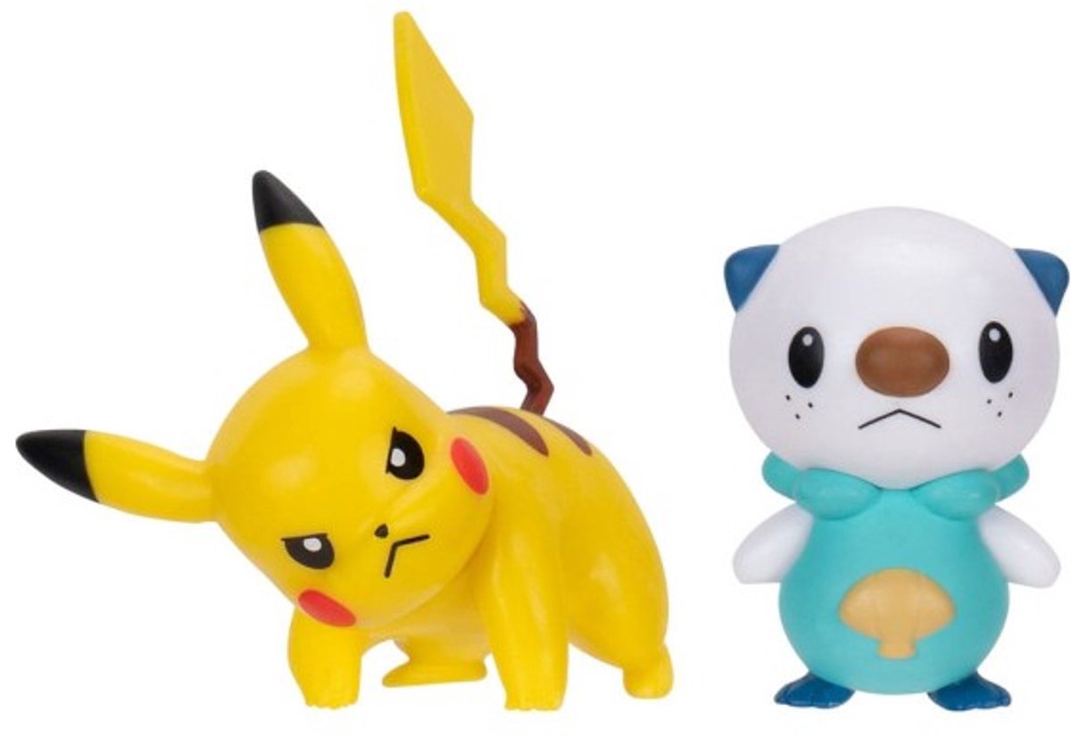 Pokémon Battle Figure Pack Oshawott & Pikachu 5 cm