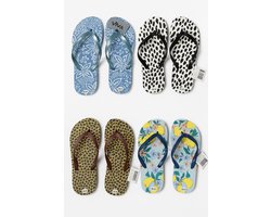 Dames teenslippers – Comfortabele slippers voor zomer, strand en thuis – Maten 36/37 t/m 40/41 – Lichtgewicht & stijlvol