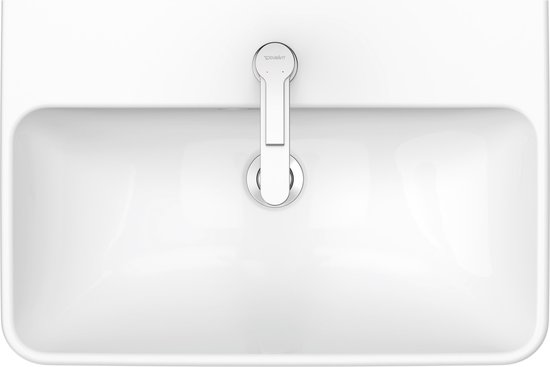 Lavabo Compact, 600x400 mm, avec 1 trou, blanc alpin