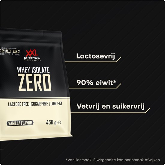 XXL Nutrition - Whey Isolate Zero - Chocolade - Eiwitpoeder - 1000 g van XXL Nutrition — afbeelding 2