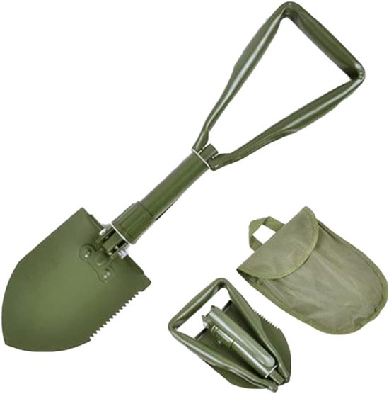 Pelle De Survie Pliante Multifonctionnelle, Pelle Tactique Militaire Outil De Survie Pelle De Camping Equipement De Randonnee Kit Durgence Couteau De Camping A Doscrea 87454455
