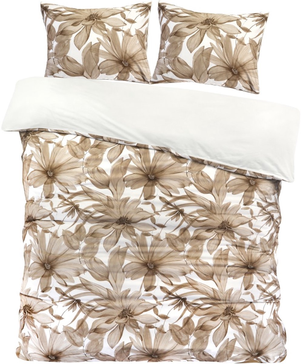 Papillon Luna Dekbedovertrek - Lits-jumeaux - 240x200/220 cm - wit