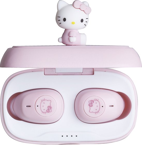 Hello Kitty - TWS earpods - 3D figurine - oplaadcase - touch control - microfoon