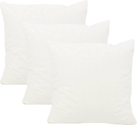 LILENO HOME Set van 2 kussen vulling 30x30 cm - Binnenkussen wasbaar op 40°C geschikt voor mensen met allergieën - Polyester kussen voor bank, sofa, cocktail, en hoofdkussen