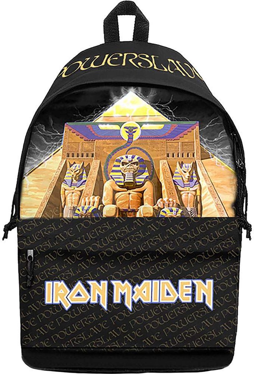 Rocksax Iron Maiden - Powerslave Rugtas - Zwart