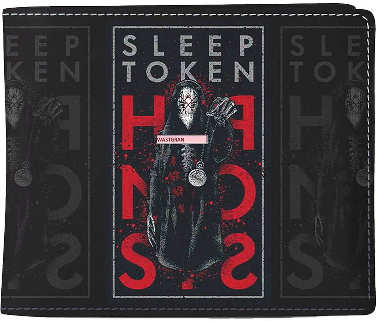 Rocksax Sleep Token - Hypnosis Portemonnee - Zwart