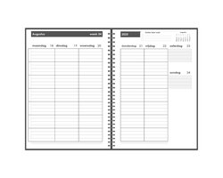 Huurdies® schoolagenda 2025 2026 – Van augustus 2025 t/m juli 2026 – A5 - Forex omslag