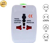 TravelBuddy Universele Wereldstekker - Internationale Reisstekker voor 150+ landen - Amerika (USA) - Australië - Azië - Engeland (UK) - Zuid Amerika - Afrika - Reis Adapter - Werel