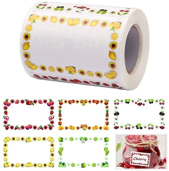 500Beschrijfbare diepvriesstickers - stickers - voor diepvries en koelkast - etiketten – voor bakjes - houdbaarheid stickers – houdbaarheidsetiketten – diepvriesbakjes – koelkast – vriezer