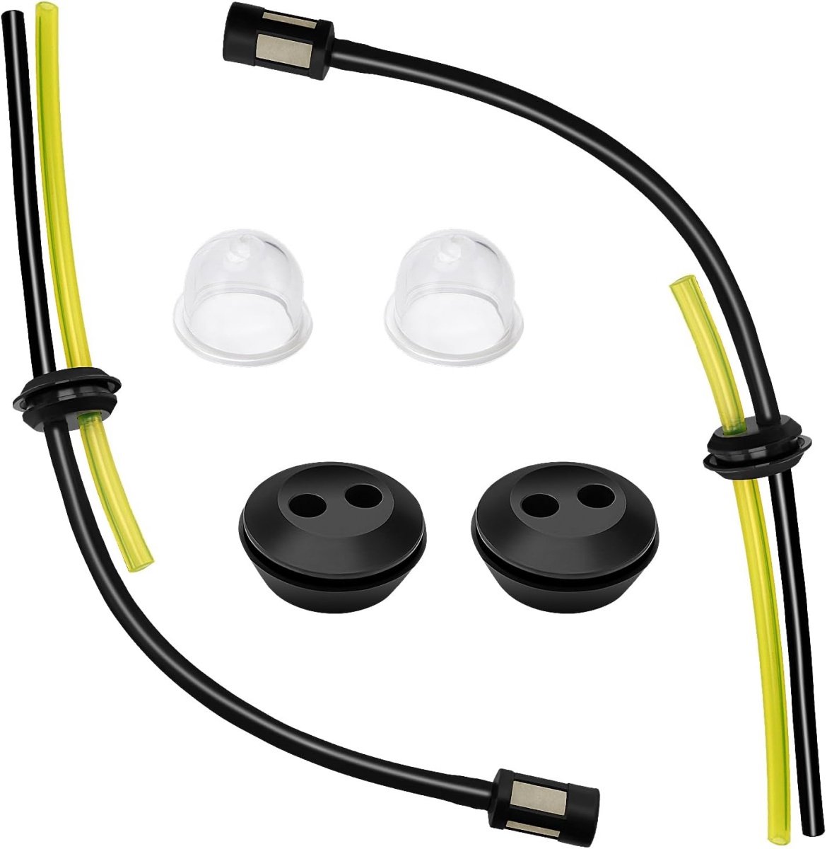 TOVBMUP 2 sets - Brandstofleiding - Filter - Grasmaaieraccessoires - Brandstoffilterset - Geschikt voor grasmaaiers, kettingzagen