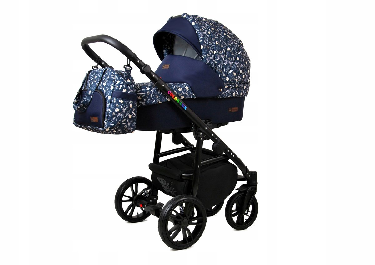 BabyLux® COLORLUX Kinderwagen 2in1 - Opklapbaar met Reiswieg - afbeelding 2