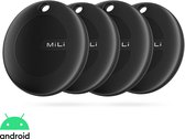 MILI MiTag Go 4 pack - Keyfinder/locatietag voor Android/Google Find My Device - Bluetooth tracker