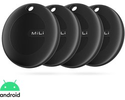 MILI MiTag Go 4 pack - Keyfinder/locatietag voor Android/Google Find My Device - Bluetooth tracker