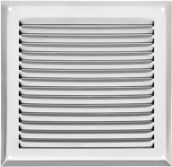 SOTECH Aluminium Ventilatierooster 190 X 190 Mm Inox Look Met 