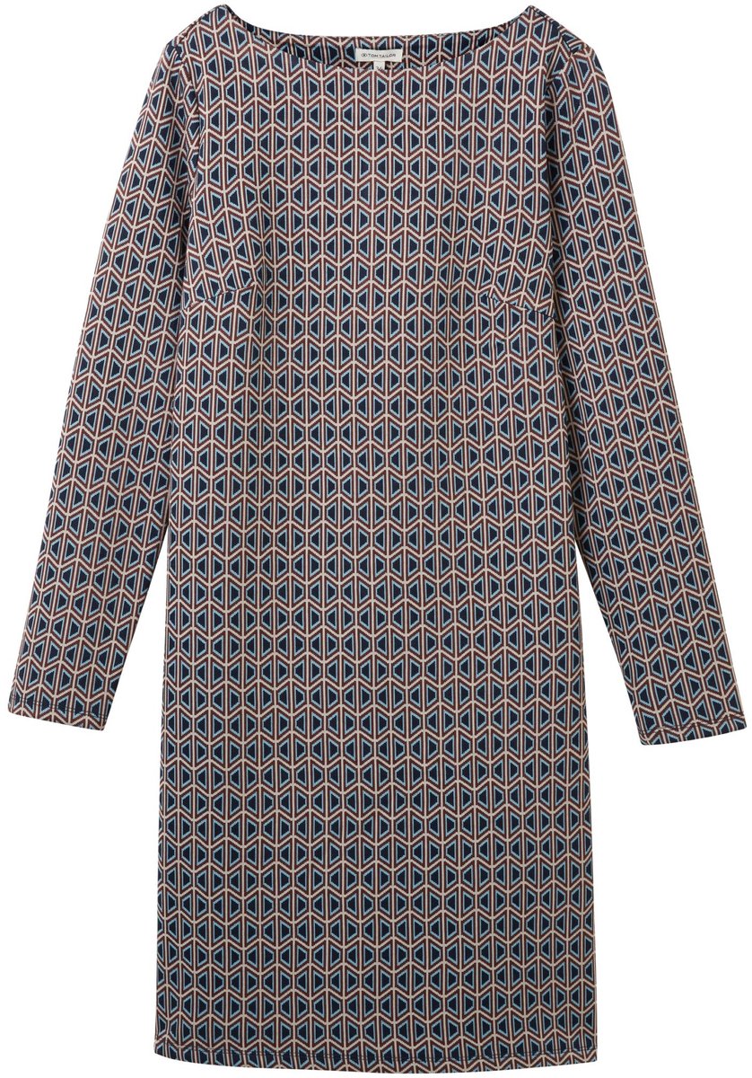Tom Tailor - Jurk - Maat 40 - Vrouwen - 33953 geometric - Viscose