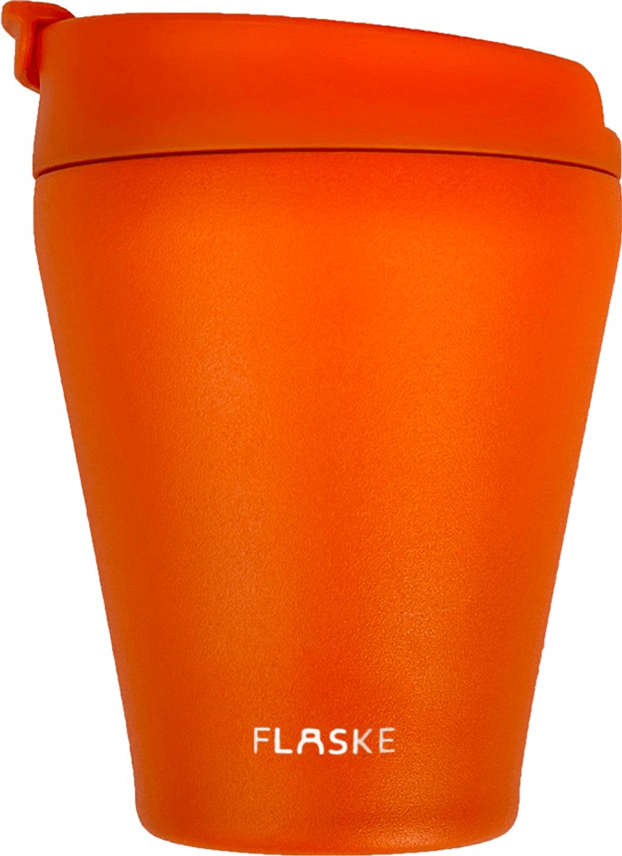 FLASKE Koffiebeker Coffee Cup Match 200ML - Sunrise - RVS Koffiebeker to Go van 200ML