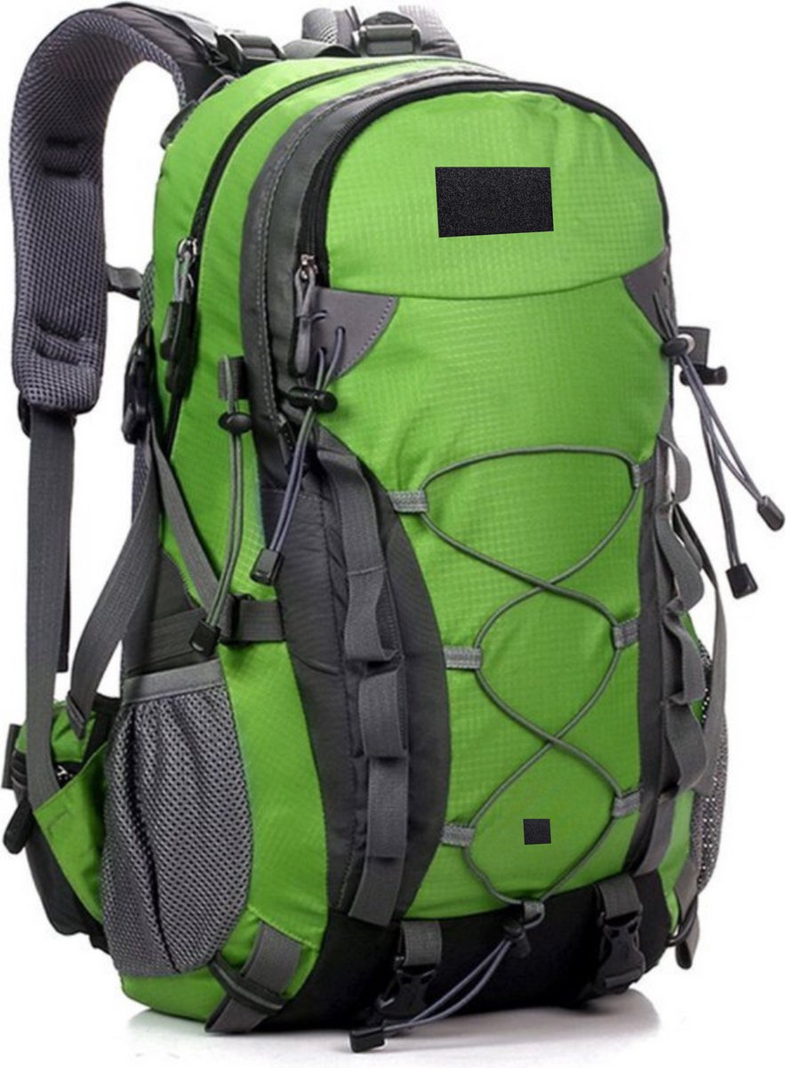 RAMBUX® - Backpack - Outdoor - Groen - Wandelrugzak - Trekking Rugzak - Heupriem - Verkoelende Rug Padding - 40 Liter