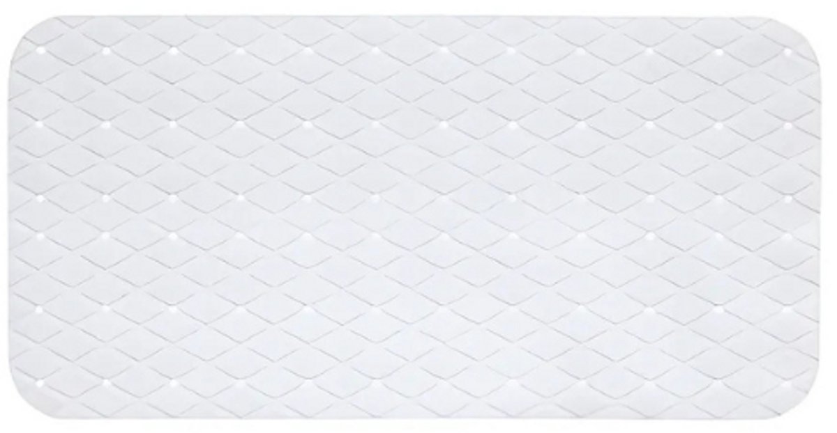 5Five PVC Badmat - 35x70cm - Antislip - Wit