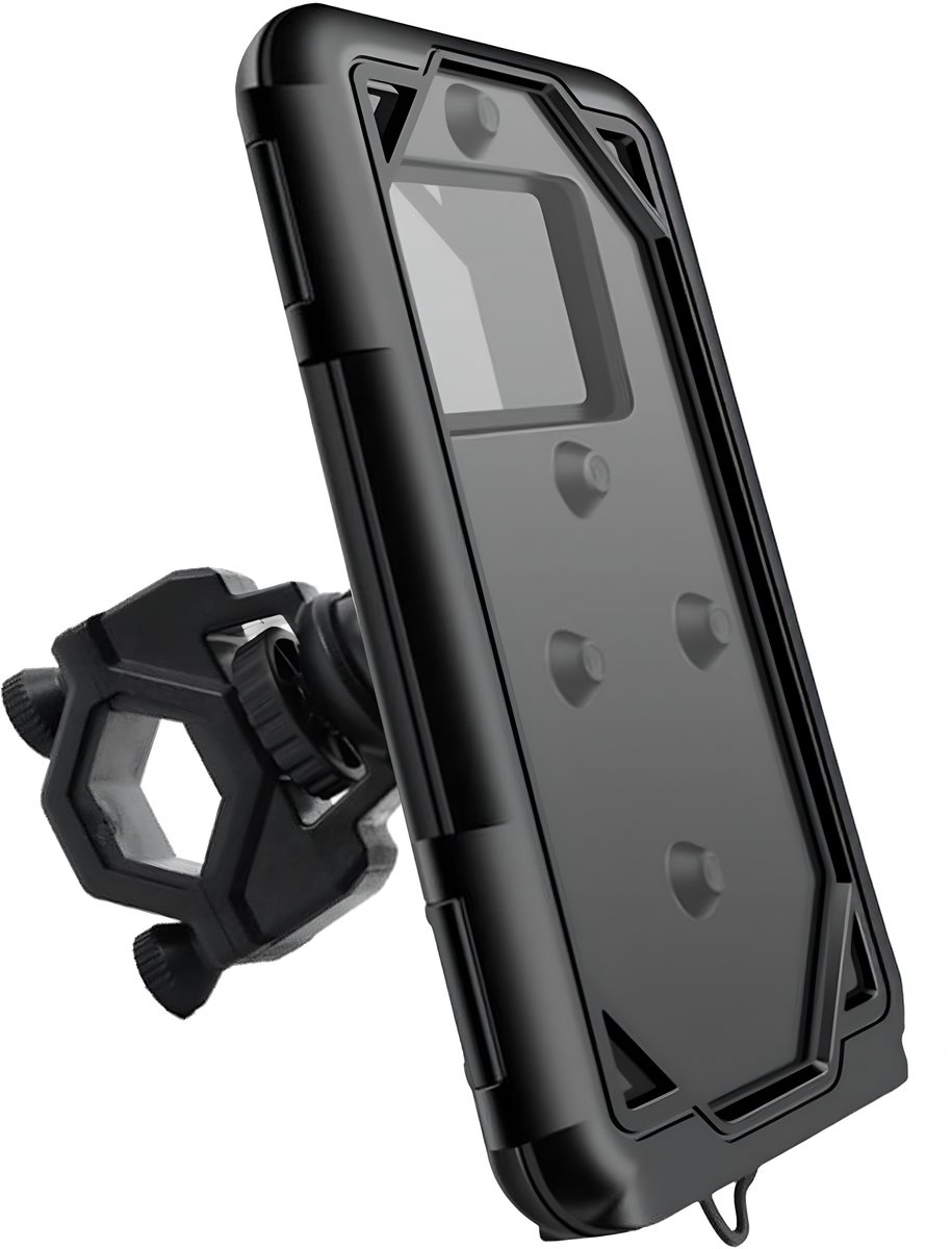 Universele Telefoonhouder Fiets, Motor, Scooter - Draaibaar & Verstelbaar - Universeel - GSM Mobiel Houder